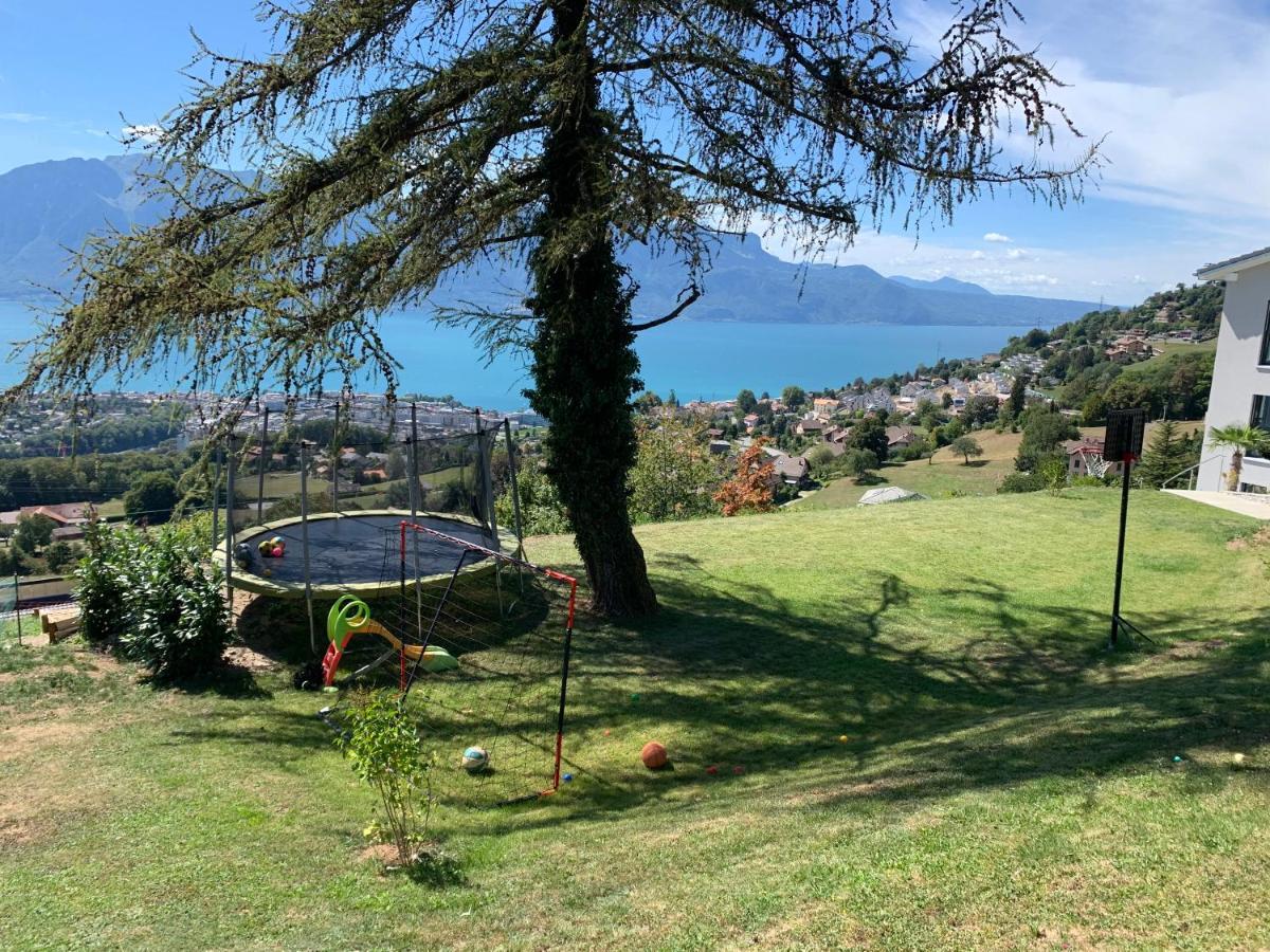 Appartement Moderne Avec Vue Panoramique A Jongny Proche De Montreux Экстерьер фото