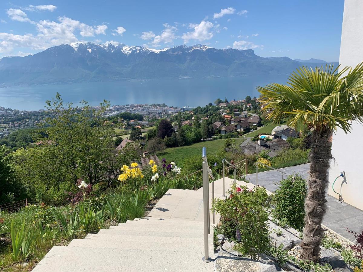 Appartement Moderne Avec Vue Panoramique A Jongny Proche De Montreux Экстерьер фото